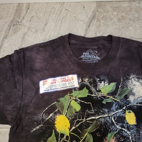 The Mountain Bears Rocky Outcrop Grizzly Black Bear Forest Cotton T-Shirt small - Picture 3 of 6